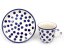 Mocca Cup with Saucer 0,06 l (2 oz)   Dots