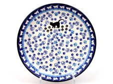 Shallow Plate 25 cm (10") Black Cat