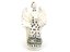 Candle Holder Angel  22 cm (9")   Aztec Sun green