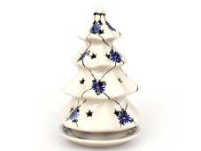 Weihnachtsbaum Windlicht 20 cm   Lattice