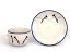 Cup with Saucer 0,2 l (7 oz)   Swallows UNIKAT