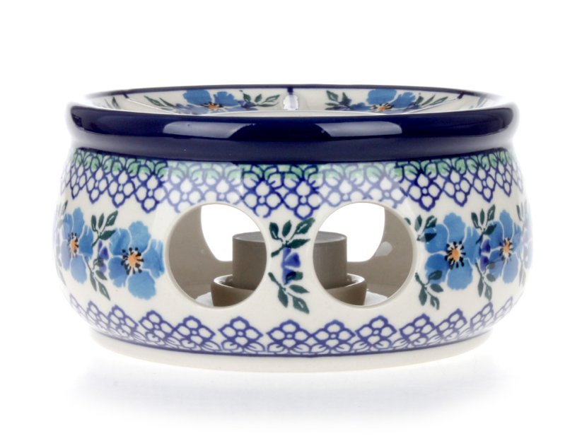 Tea Warmer   Blue Rose