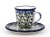 Moccatasse mit Untertasse 0,06 l   Laube