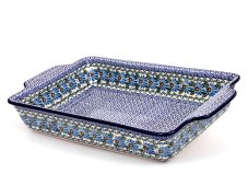 Auflaufform  mit Griffe 39 cm   Astern