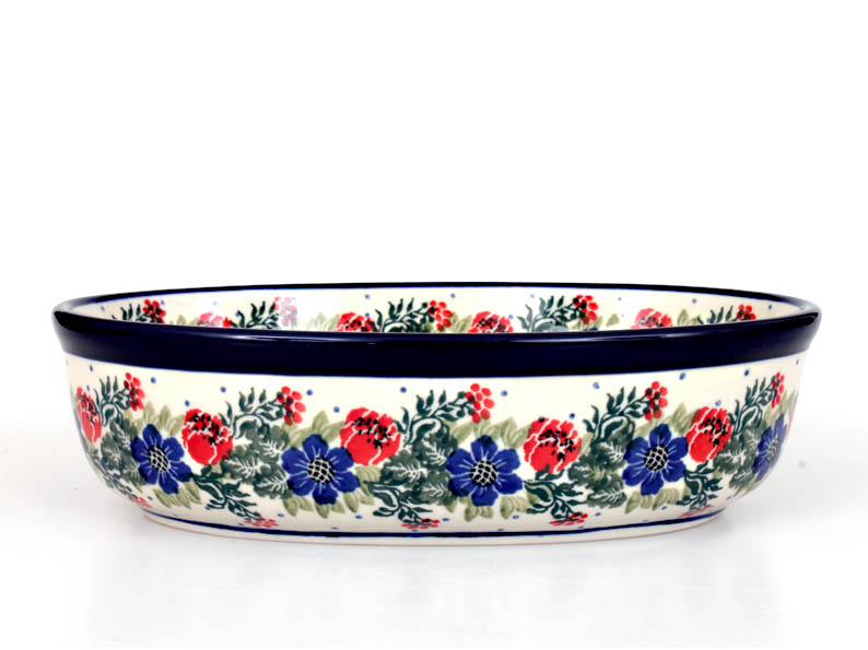 Oval Baking Dish 21 cm (8")   Wreath