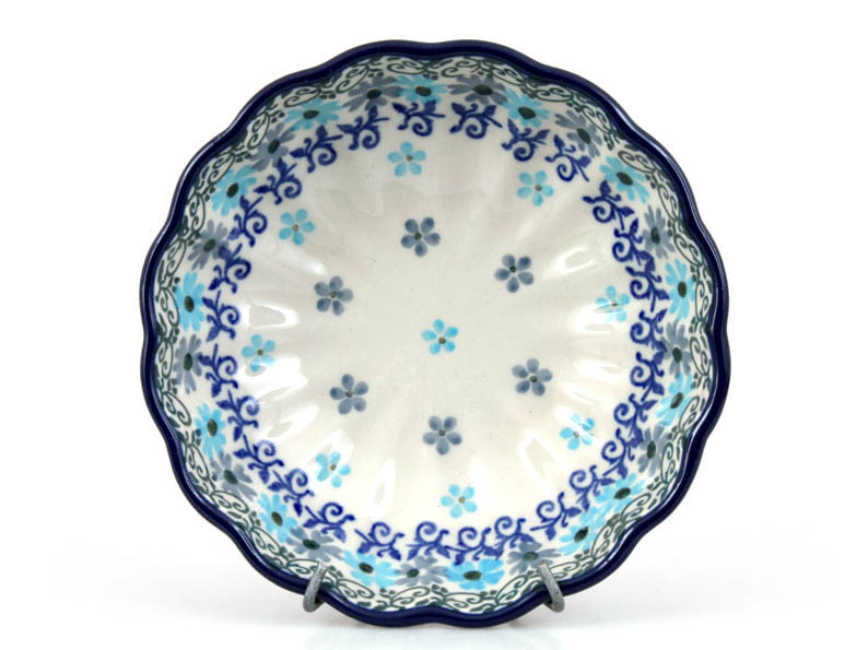 miska vlnitá 12 cm   Tyrkys