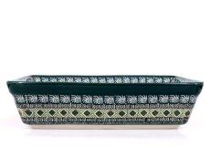 Auflaufform rechteckig 28 cm   Aztec Sonne grüne