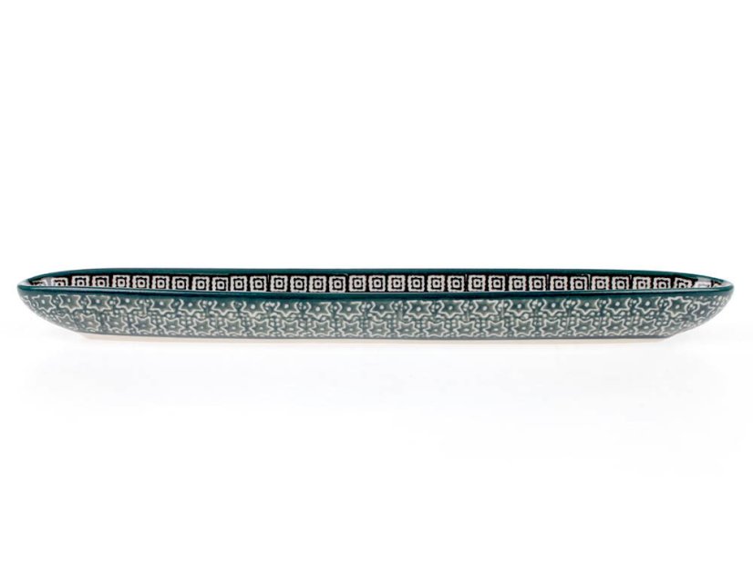 miska na olivy menší 25 cm   Aztécké slunce zelené