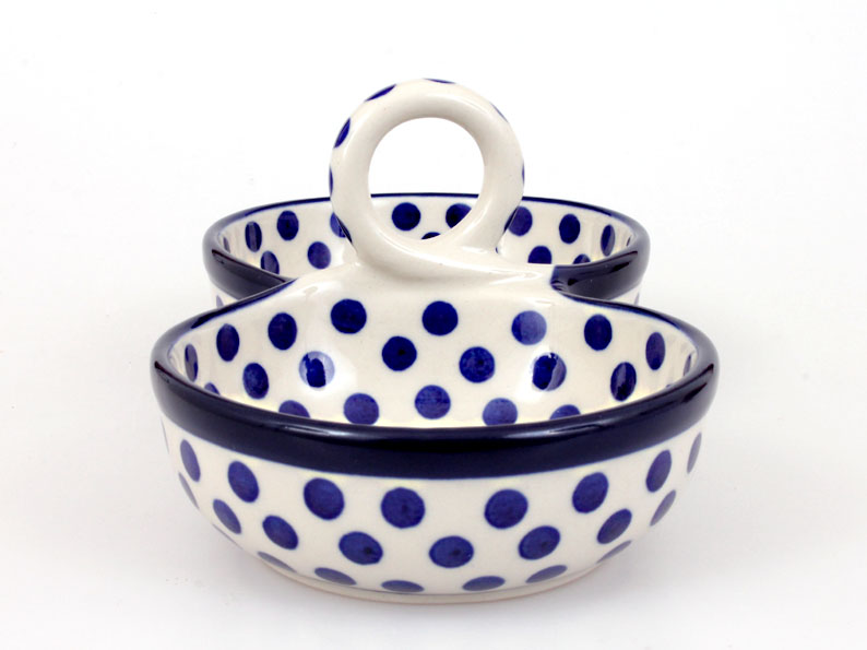 dvojmiska 25 cm   Puntíky