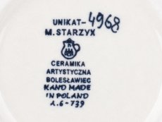 Teabag Plate 10 cm (4")   Summer Flowers UNIKAT