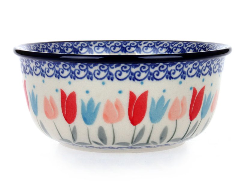 Bowl 13 cm (5")   Pink Tulips