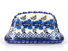 Napkin Holder   Blue Rose