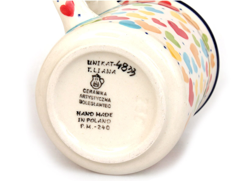 Mug CLASSIC 0,3 l (10 oz)   Colorful Hearts UNIKAT