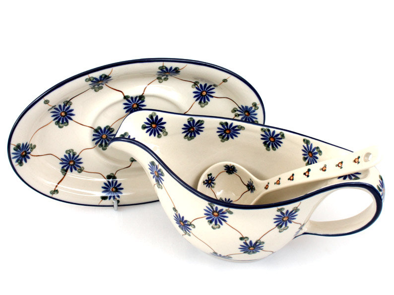 Sauce Boat with Saucer   Lattice