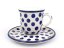 Mocca Cup with Saucer 0,06 l (2 oz)   Dots