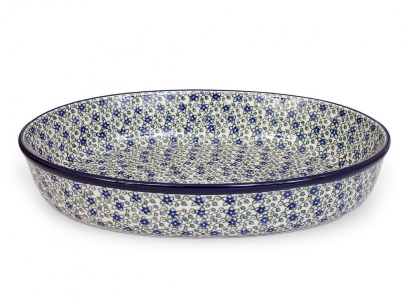 Oval Baking Dish with Lid 36 cm (14")   Lobelia