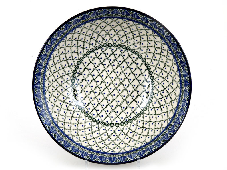 Large Bowl CLASSIC 33 cm (13")   Blue Leaves