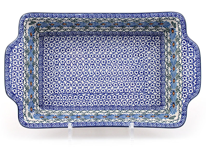 Auflaufform  mit Griffe 33 cm   Astern