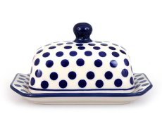 Small Butter Dish 1/8 kg Dots