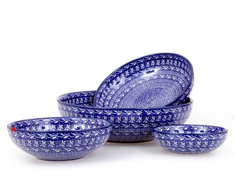 Low Bowl  17 cm (7")   Ocean Wawes