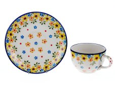 Tasse mit Untertasse 0,1 l   Frühling