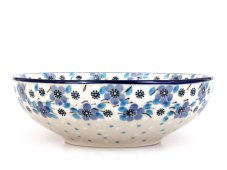 Low Bowl 17 cm (7") Blue and white