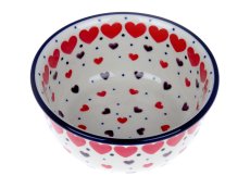 Bowl 13 cm (5") Red Hearts