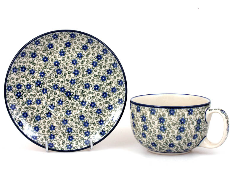 Cup with Saucer 0,35 l (13 oz)   Lobelia