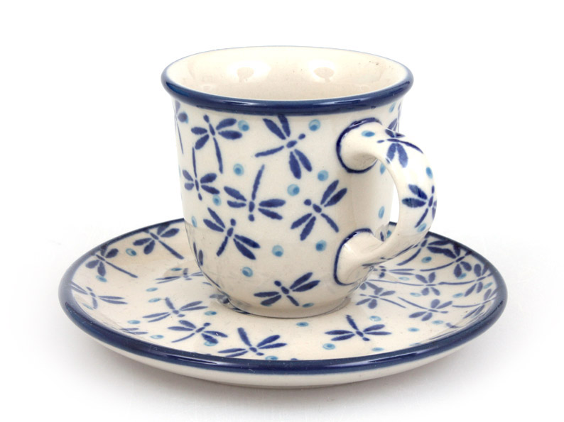 Mocca Cup with Saucer 0,06 l (2 oz)   Damselfly