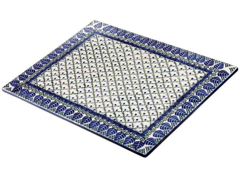 kachel - deska 40 cm   Modré listy