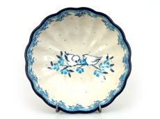 Corrugated Bowl 12 cm (5") Doves