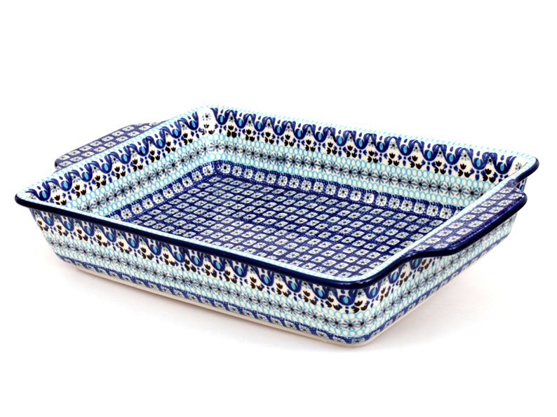 Auflaufform  mit Griffe 39 cm   Fjorde
