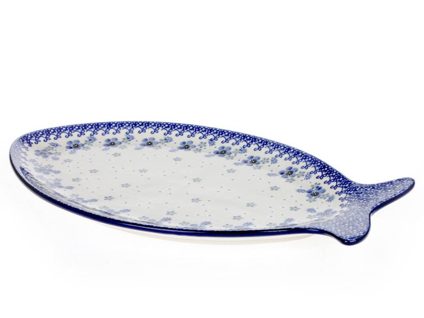 talíř "ryba" 35 cm   Zima