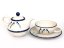 One-cup Teapot 0,6 l+0,25 l   Swallows UNIKAT