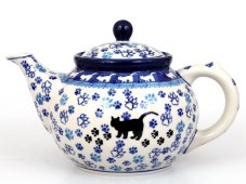 Teekanne 1,2 l Schwarze Katze