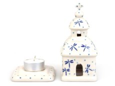 "Curch" Candle Holder 15 cm (6") Damselfly