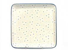 Square Platter 28 cm (11")   Snow Flowers