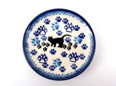 Tellerchen 10 cm   Schwarze Katze