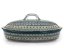Oval Baking Dish with Lid 36 cm (14")   Aztec Sun green