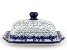 Butter Dish   White Lace