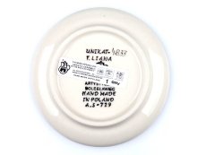 Teabag Plate 10 cm (4")   Colorful Hearts UNIKAT