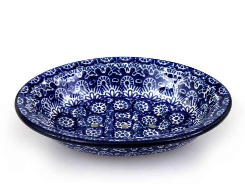 mýdelnička s otvory 14 cm   Krajka