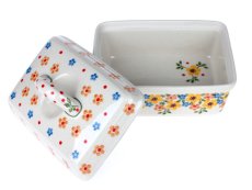 Square Butter Dish   Spring