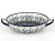 Auflaufform rund mit Henkel 25 cm   Blumengarten