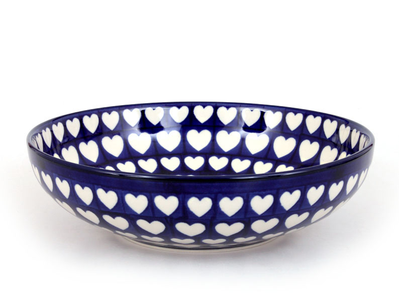 Low Bowl  22 cm (9")   Hearts