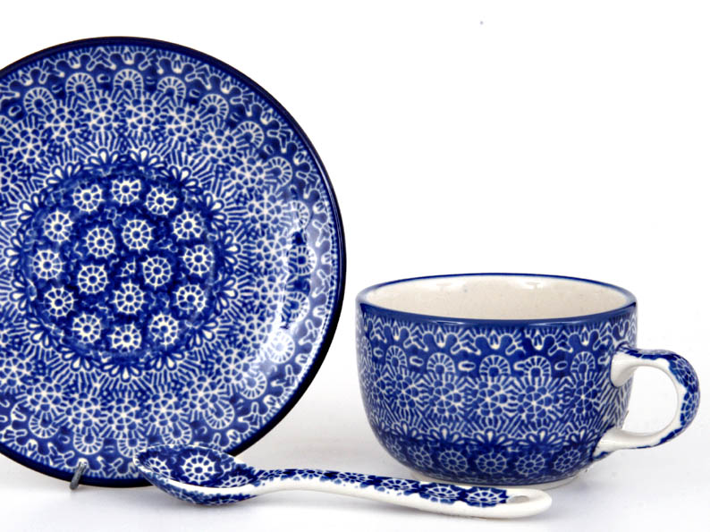 Tasse mit Untertasse 0,2 l   Spitze