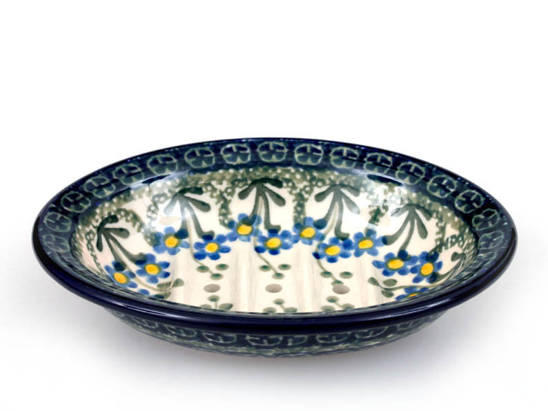 Soap Dish with Holes 14 cm (6")   Flower Garden
