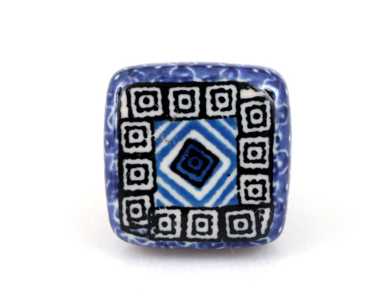 Square Cork   Aztec Sun blue