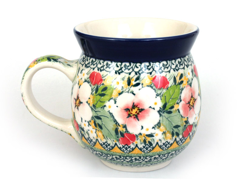 Bubble Mug 0,5 l (16 oz)   Apple Blossoms UNIKAT