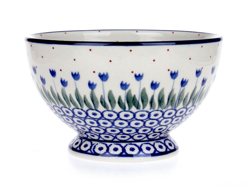 miska na soklu 14,5 cm   Konvalinky